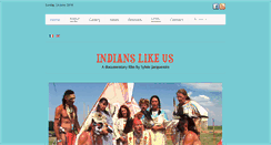 Desktop Screenshot of indianslikeus.com