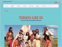 Tablet Screenshot of indianslikeus.com